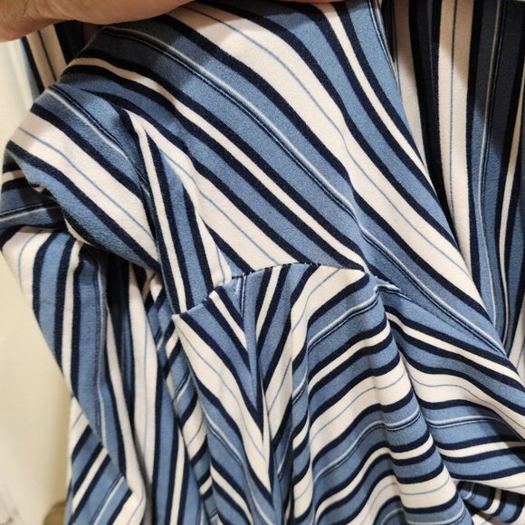 J for Justify Jumpsuit Women's Size 3X Striped Tube Top Wide Leg - Picture 9 of 12